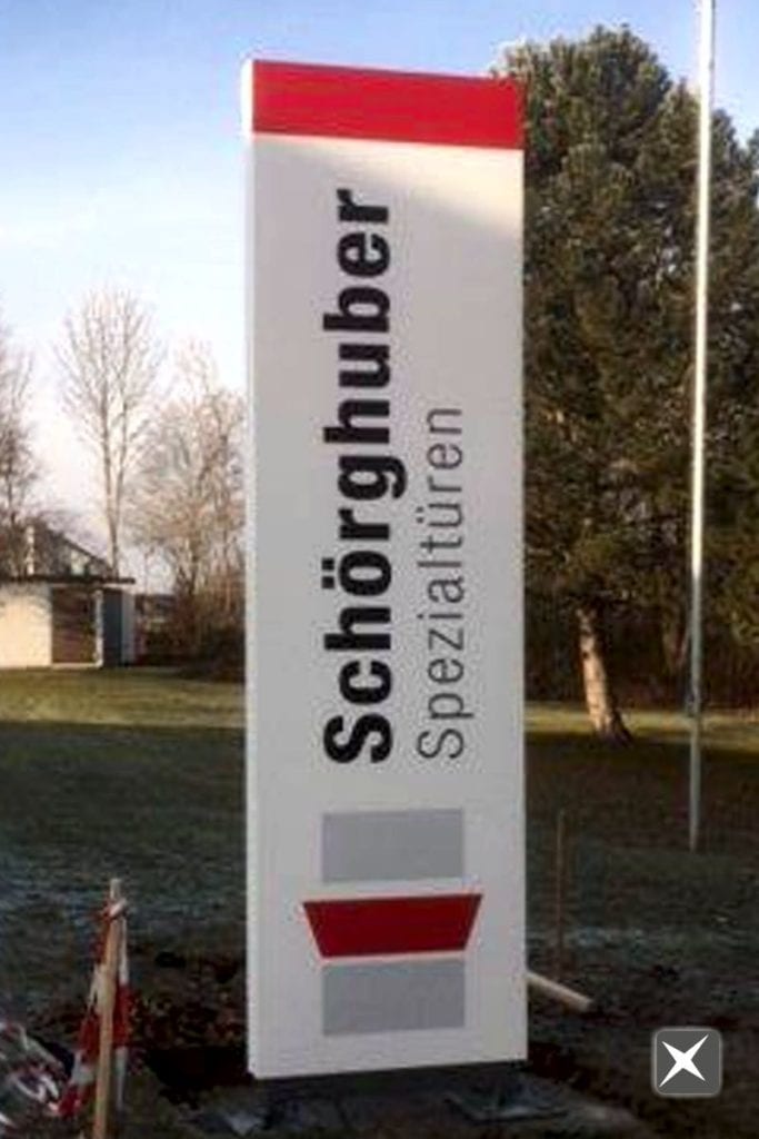 Stele für Schörghuber