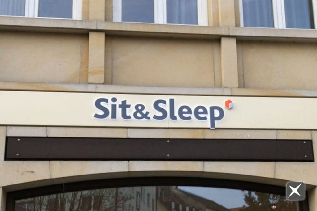 Leuchtbuchstaben für Sit & Sleep