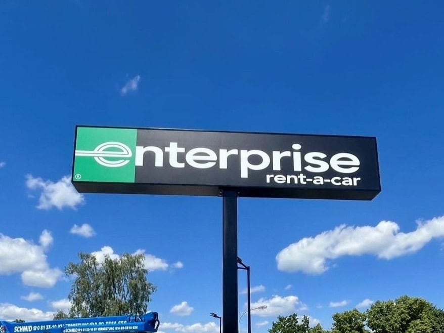 Enterprise Werbepylon