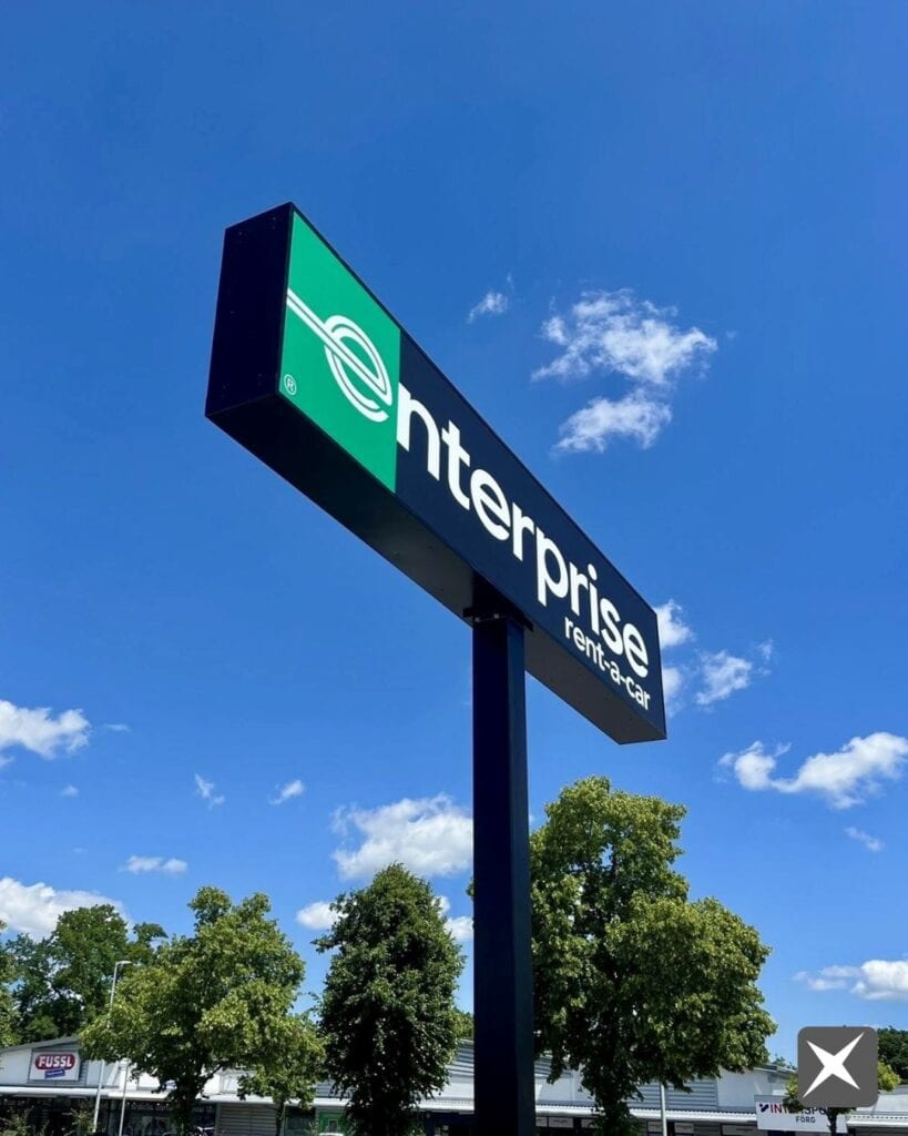 Enterprise Werbepylon