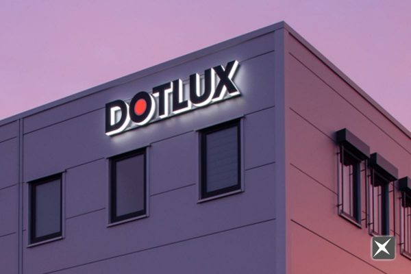 LED-Leuchtschrift für DOTLUX